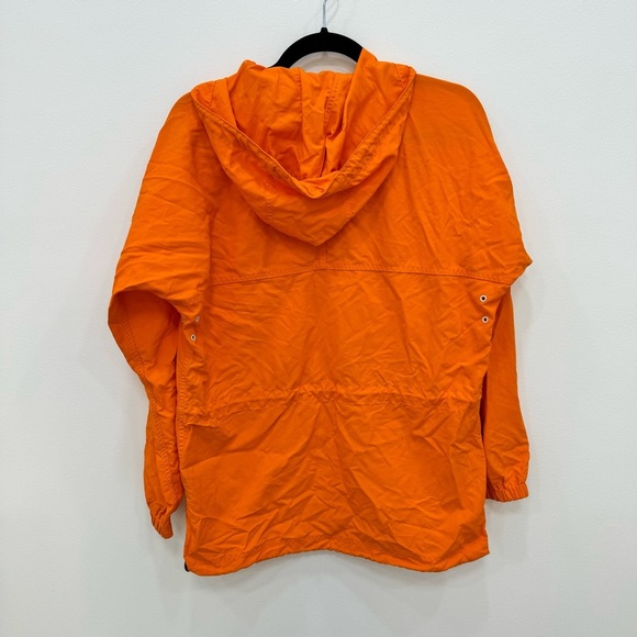 L.L. Bean classic Anorak windbreaker jacket orange Sz XS regular 100% nylon - Picture 3 of 4